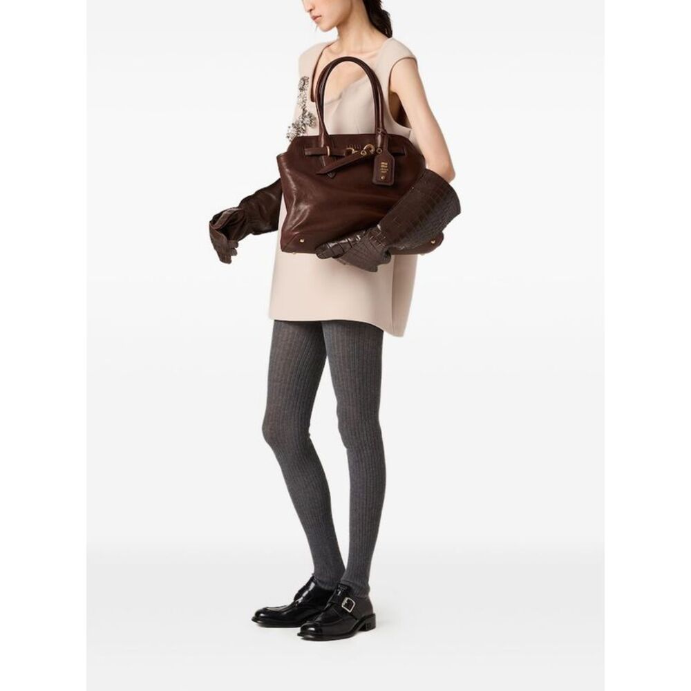 Miu Miu Women Aventure Medium Leather Handbag - Picture 5 of 5